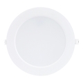 Rabalux - LED-Einbauleuchte LED/18W/230V 3000K d 22 cm weiß