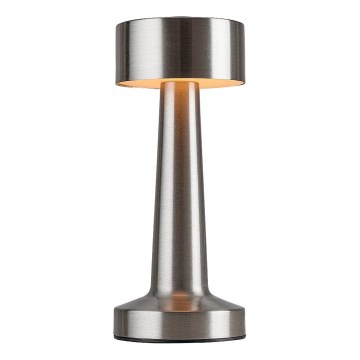 Rabalux - LED Lampada da tavolo ricaricabile LED/2,7W/5V 1200mAh 3000/4000/6000K cromo opaco