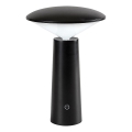 Rabalux - LED Lampada da tavolo touch ricaricabile e dimmerabile POLPERRO LED/3W/3,7V 1200mAh nero