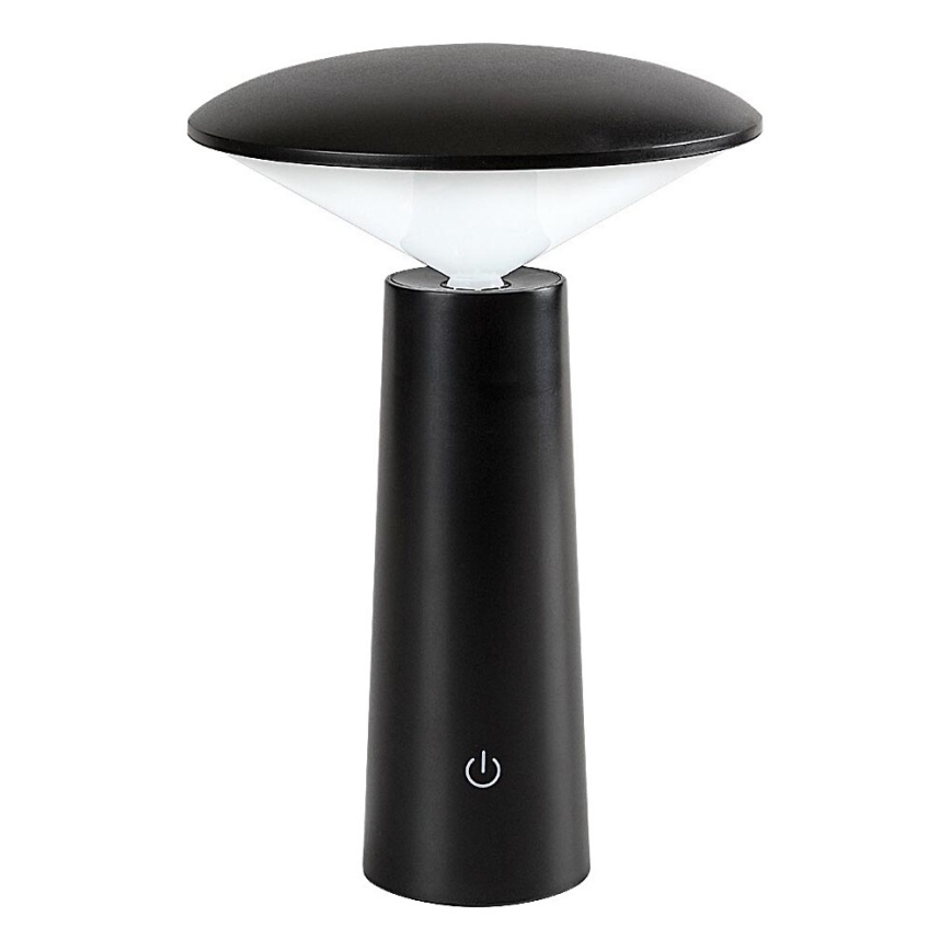 Rabalux - LED Lampada da tavolo touch ricaricabile e dimmerabile POLPERRO LED/3W/3,7V 1200mAh nero