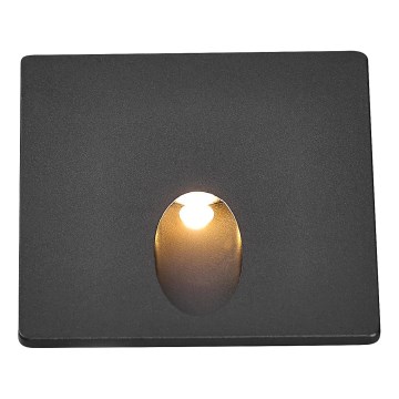 Rabalux - LED-Outdoor-Treppenbeleuchtung LED/3W/230V IP54 3000K schwarz
