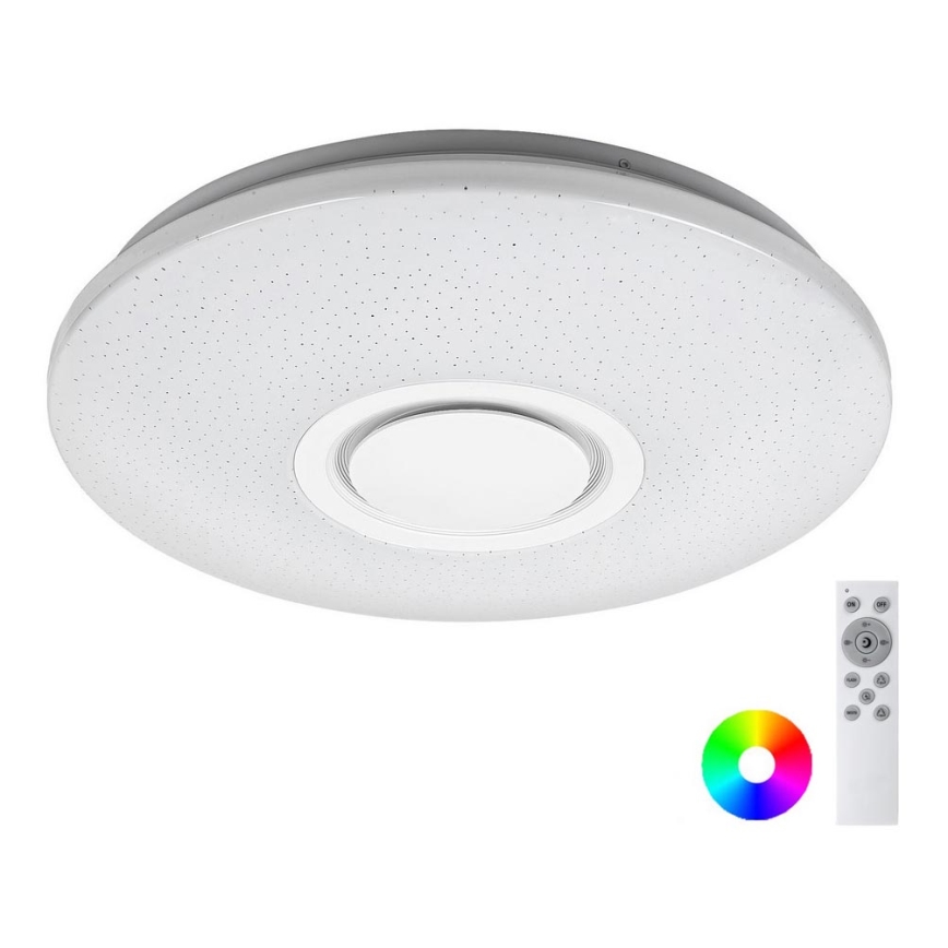Rabalux - LED RGB Plafoniera dimmerabile con altoparlante LED/24W/230V Wi-Fi Tuya + telecomando