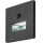 Rabalux - LED-Treppenleuchte mit Bewegungs- und Dämmerungssensor LED/1W/230V 3000/4500/6500K schwarz