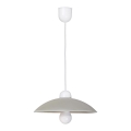 Rabalux - Lustre 1xE27/60W/230V gris