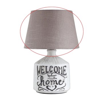 Rabalux - Paralume di ricambio per lampada da tavolo PETRA E14 marrone/bianco
