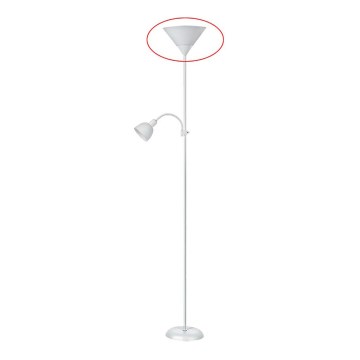 Rabalux - Paralume di ricambio per lampada da terra ACTION E27 grande bianco