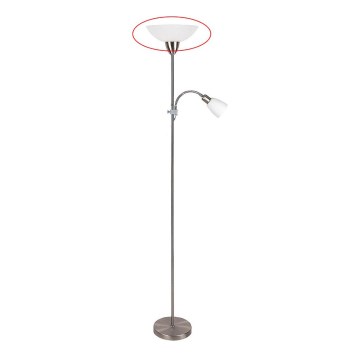 Rabalux - Paralume di ricambio per lampada da terra E27 large bianco