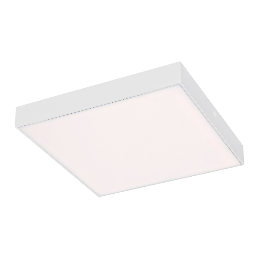 Rabalux - Plafoniera da bagno a LED 18W/230V 2800-6000K IP44 bianca 17,5x17,5 cm