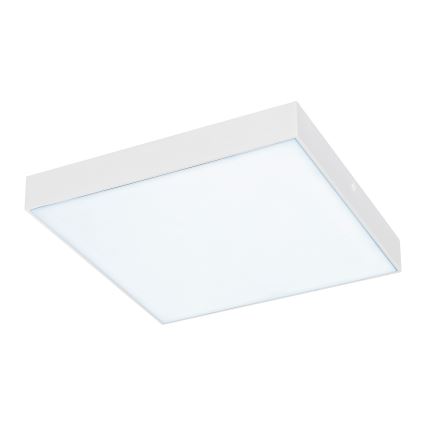 Rabalux - Plafoniera da bagno a LED 18W/230V 2800-6000K IP44 bianca 17,5x17,5 cm