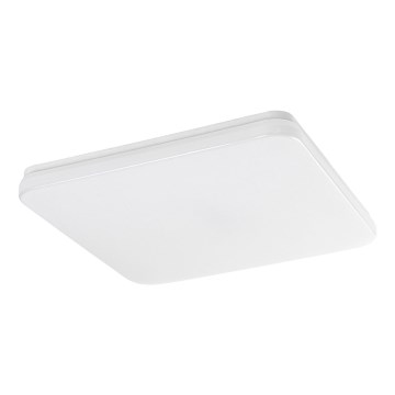 Rabalux - Plafoniera da bagno a LED con sensore, 18W, 230V, 3000K, IP44, 28,5 x 28,5 cm