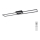 Rabalux - Plafoniera dimmerabile a LED/38W/230V 3000-6500K Wi-Fi Tuya + telecomando 20x102 cm