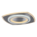 Rabalux - Plafoniera dimmerabile a LED 60W/230V 3000/4000/6000K, finitura cromo opaco + telecomando 48x48 cm