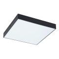 Rabalux - Plafoniera LED 18W/230V 3000-6000K IP44 nera 17,5x17,5 cm