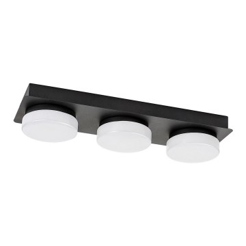 Rabalux - Plafoniera LED da bagno 3xLED/6W/230V IP44 nero