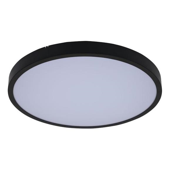 Rabalux - Plafoniera LED da bagno LED/12W/230V 3000/4000/6000K IP44 diametro 25,5 cm nero