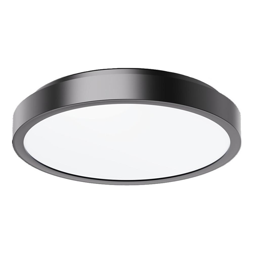 Rabalux - Plafoniera LED da bagno LED/18W/230V IP44 4000K diametro 25 cm nero