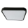 Rabalux - Plafoniera LED da bagno LED/24W/230V 3000/4000/6000K IP44 29x29 cm nero
