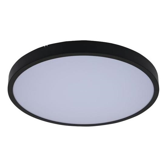 Rabalux - Plafoniera LED da bagno LED/24W/230V 3000/4000/6000K IP44 diametro 35,5 cm nero