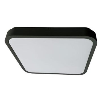 Rabalux - Plafoniera LED da bagno LED/36W/230V 3000/4000/6000K IP44 42x42 cm nero