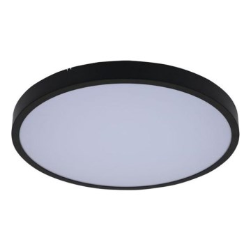 Rabalux - Plafoniera LED da bagno LED/36W/230V 3000/4000/6000K IP44 diametro 42 cm nero