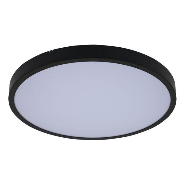 Rabalux - Plafoniera LED da bagno LED/36W/230V 3000/4000/6000K IP44 diametro 42 cm nero