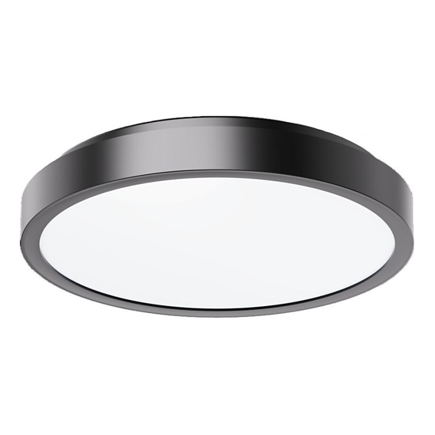 Rabalux - Plafoniera LED da bagno LED/36W/230V IP44 4000K diametro 35 cm nero