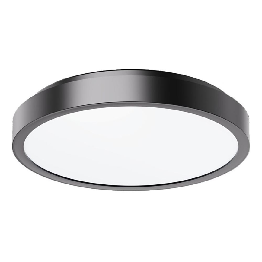 Rabalux - Plafoniera LED da bagno LED/48W/230V IP44 4000K diametro 42 cm nero