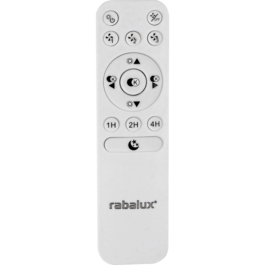 Rabalux - Plafoniera LED dimmerabile con ventilatore LED/30W/230V + TC 3000-6500K