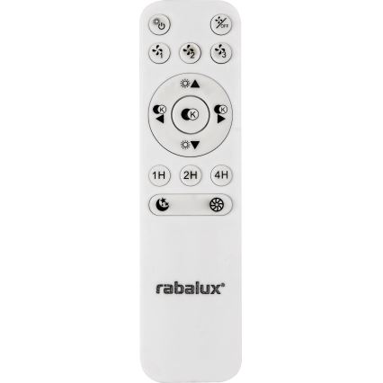 Rabalux - Plafoniera LED dimmerabile con ventilatore LED/40W/230V + TC 3000-6500K