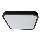 Rabalux - Plafoniera LED dimmerabile da bagno LED/36W/230V 3000-6000K IP44 42x42 cm nero + telecomando