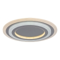 Rabalux - Plafoniera LED dimmerabile LED/56W/230V 3000/4000/6000K cromo opaco + telecomando