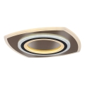Rabalux - Plafoniera LED dimmerabile LED/60W/230V 3000/4000/6000K cromo opaco/nero + telecomando