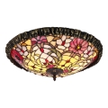 Rabalux - Plafoniera Tiffany in vetro colorato 2xE27/60W/230V diam. 44 cm