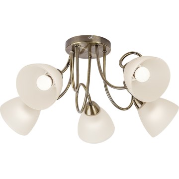 Rabalux - Plafonnier 5 lampes E27, 60 W, 230 V