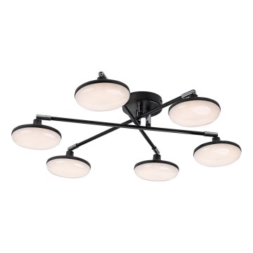 Rabalux - Plafonnier 6xLED/4W/230V 3000K noir
