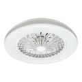 Rabalux - Plafonnier à intensité variable avec ventilateur LED/48W/230V 3000-6500K + Télécommande