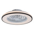 Rabalux - Plafonnier à intensité variable avec ventilateur LED/48W/230V 3000-6500K + Télécommande