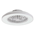 Rabalux - Plafonnier à intensité variable avec ventilateur LED/48W/230V 3000-6500K + Télécommande