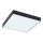 Rabalux - Plafonnier LED/18W/230V 3000-6000K IP44 noir 17,5x17,5 cm