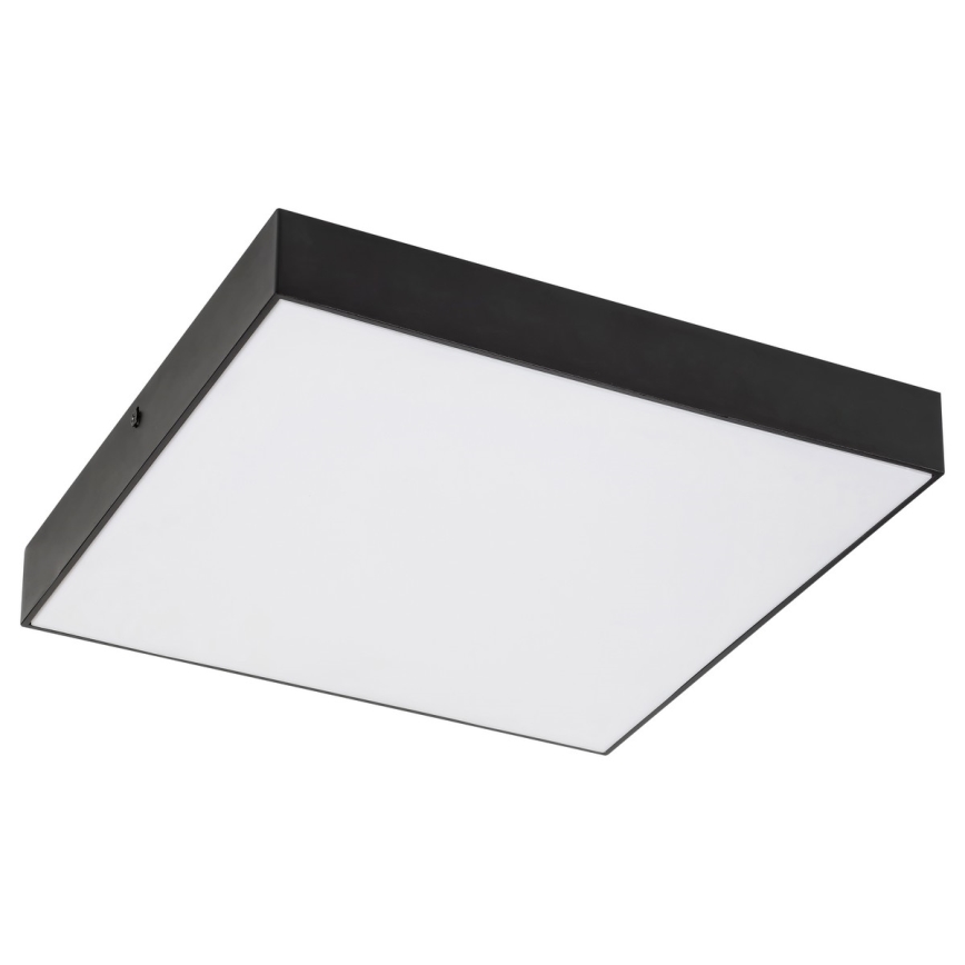 Rabalux - Plafonnier LED/18W/230V 3000-6000K IP44 noir 17,5x17,5 cm