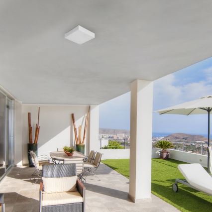 Rabalux - Plafonnier LED LED/24W/230V 2800-6000K IP44 blanc 30x30 cm