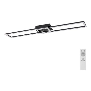 Rabalux - Plafonnier LED dimmable 38 W, 230 V, 3000–6500 K, Wi-Fi Tuya + télécommande, 20 x 102 cm