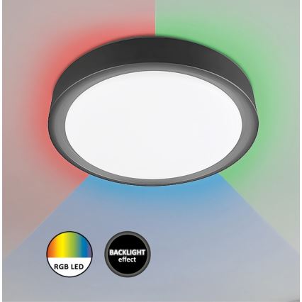 Rabalux - Plafonnier LED RGB dimmable avec capteur LED/28W/230V 2700-5000K Ø 36 cm + télécommande