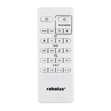 Rabalux - Plafonnier LED RGB dimmable avec capteur LED/28W/230V 2700-5000K Ø 36 cm + télécommande