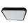 Rabalux - Plafonnier salle de bain LED/36W/230V 3000/4000/6000K IP44 42x42 cm noir