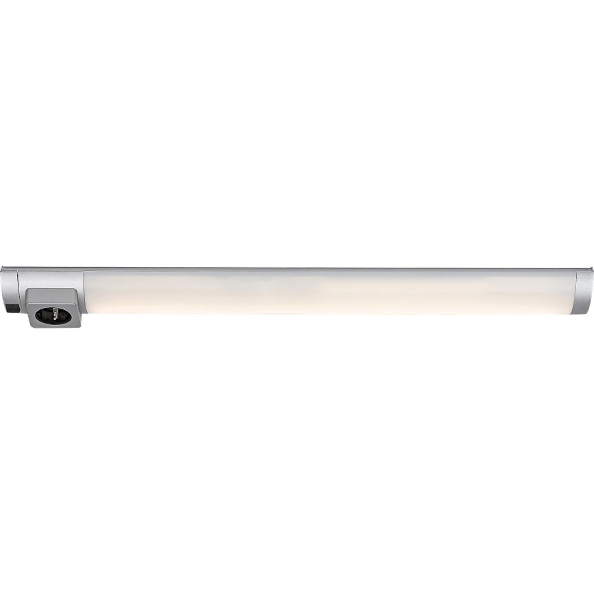 Rabalux - Réglette de cuisine avec prise LED/5W/230V 4000K 45 cm chrome mat