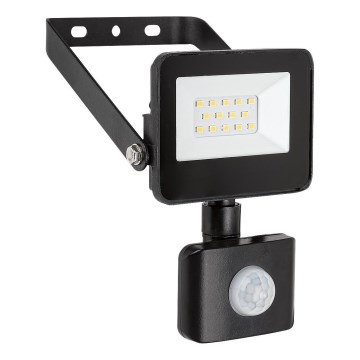 Rabalux - Riflettore LED con sensore LED/10W/230V 4000K IP44 nero