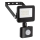 Rabalux - Riflettore LED con sensore LED/10W/230V 4000K IP44 nero