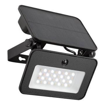Rabalux - Riflettore LED solare con sensore LED/6W/3,7V 3000/4000/6500K IP65