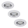 Rabalux - Set 3 faretti LED da incasso 1xGU10/3W/230V IP40